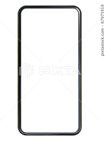 Bezelless smartphone with transparent screen and background 67975919