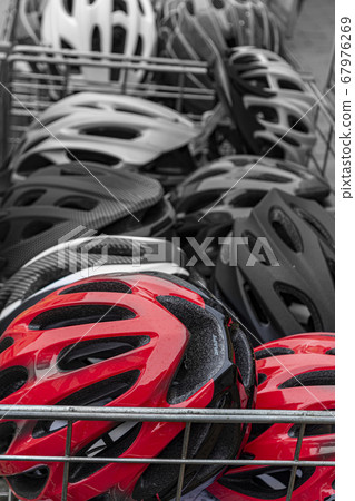 sale of bicycle helmets of different 