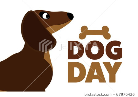 National Dog Day. August 26. Holiday concept. Template for background, banner, card, poster with 67976426