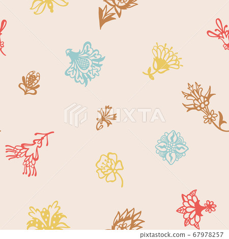 Botanical vector seamless pattern Botanical vector seamless pattern 67978257