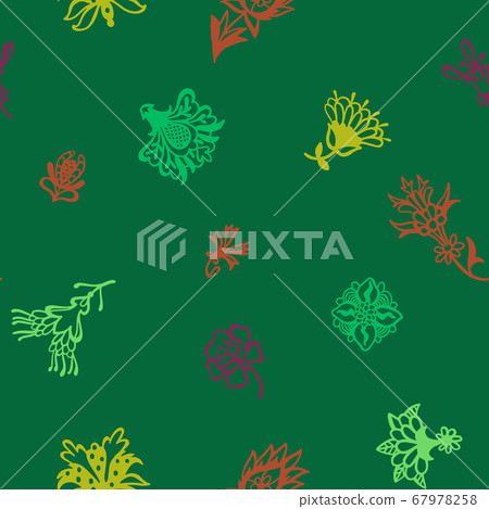 Botanical vector seamless pattern 67978258