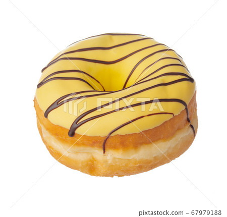 Donut isolated on white background. creative photo. Donut isolated on white background. creative photo. 67979188