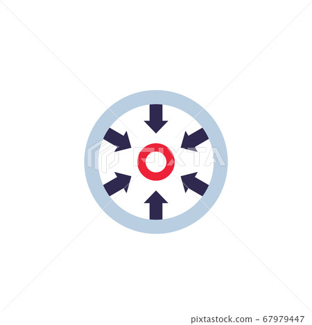 Focus icon, flat style vector Focus icon, flat style vector 67979447