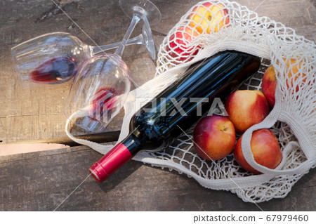 picnic with wine picnic with wine 67979460