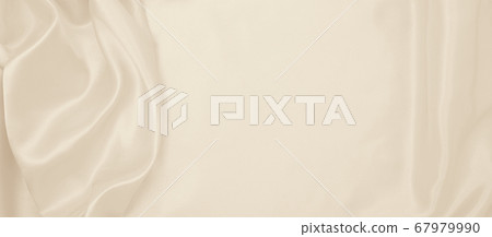 Smooth elegant golden silk or satin luxury cloth Smooth elegant golden silk or satin luxury cloth 67979990