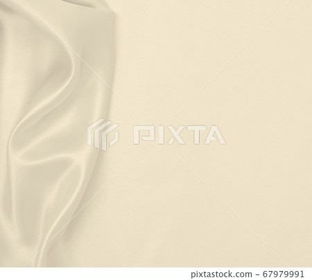 Smooth elegant golden silk or satin luxury cloth Smooth elegant golden silk or satin luxury cloth 67979991