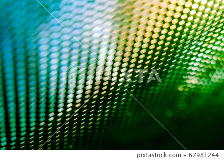 CloseUp LED blurred screen. LED soft focus CloseUp LED blurred screen. LED soft focus 67981244