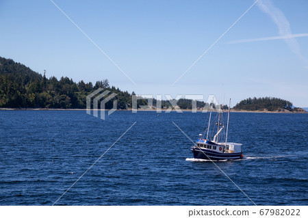 Boat in the Ocean by the City of Nanaimo 67982022