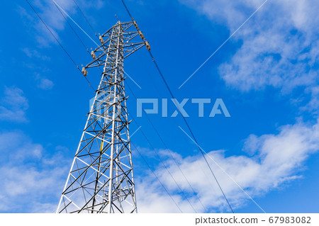 blue sky and tower blue sky and tower 67983082