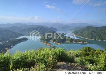 New Taipei City, Pinglin District, Emerald Reservoir, Crocodile Fishing Island, Landscape 67983889