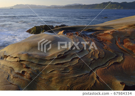 北海岸,萬里,龜吼漁港,新北市,玫瑰石,地質景觀 67984334