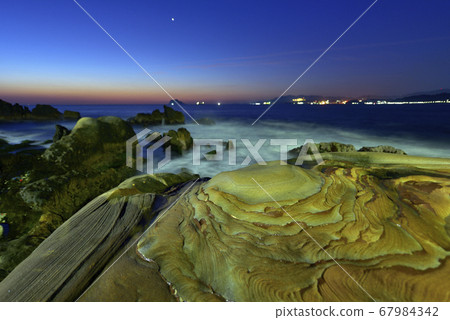 北海岸,萬里,龜吼漁港,新北市,玫瑰石,地質景觀 67984342