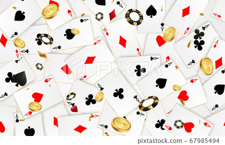 Casino banner jackpot design decorated with golden Casino banner jackpot design decorated with golden 67985494