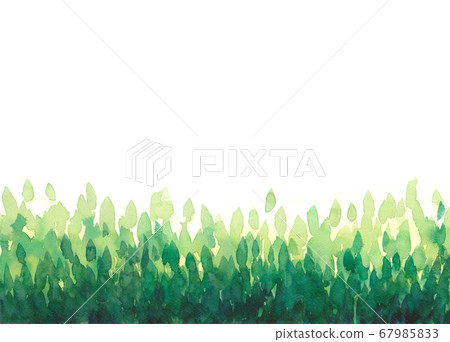 abstract watercolor hand painting green leaves, forest frame on white isolated background. Nature, ecology template. abstract watercolor hand painting green leaves, forest frame on white isolated background. Nature, ecology template. 67985833