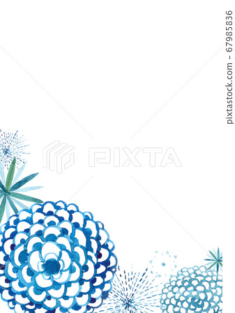 Frame of beautiful flower and spark. Watercolor hand painting. Design element for wallpaper, poster, flyer, banner, cover page, template, postcard. Frame of beautiful flower and spark. Watercolor hand painting. Design element for wallpaper, poster, flyer, banner, cover page, template, postcard. 67985836