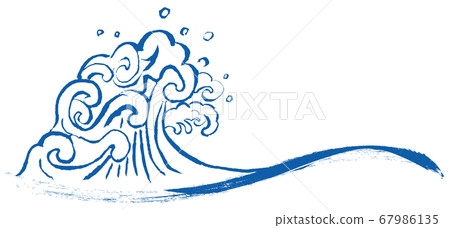 Sea wave brush 67986135