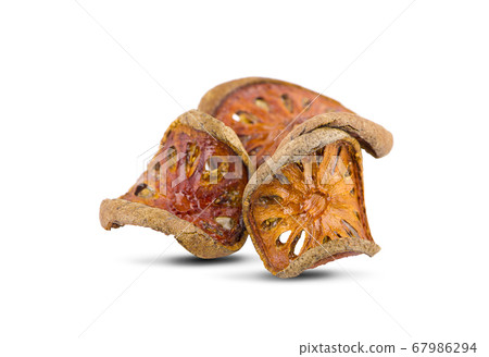 dried quince slices an isolated on white dried quince slices an isolated on white 67986294