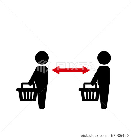 Cashier Social Distance 67986420
