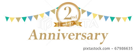 2nd anniversary anniversary deco 67986635