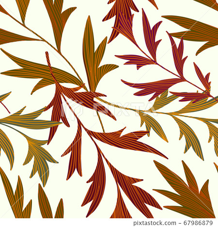 Vector botanical seamless pattern Vector botanical seamless pattern 67986879