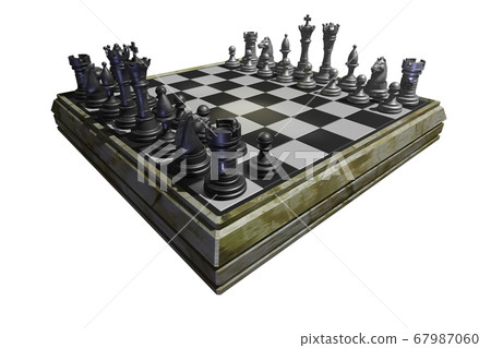 Chess (CG: transparent material) - Stock Illustration [67987060] - PIXTA