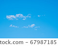  Blue sky and clouds 67987185