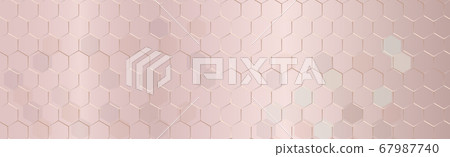 Texture panorama silver metal golden triangles Texture panorama silver metal golden triangles 67987740