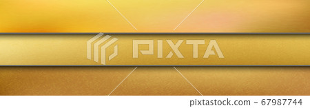 3 pcs golden metal panorama texture with 3 pcs golden metal panorama texture with 67987744