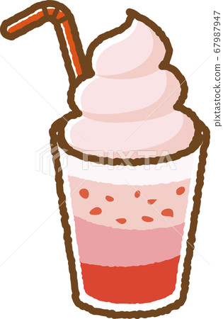 Strawberry frappe 67987947