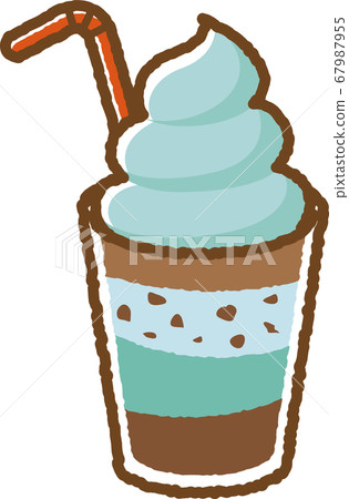 Chocolate mint frappe Chocolate mint frappe 67987955