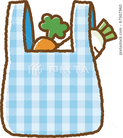 Blue eco bag (after shopping) Blue eco bag (after shopping) 67987960