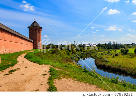 Monastery of Saint Euthymius wall in Suzdal 67989231
