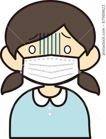 Girl _ mask _ scared Girl _ mask _ scared 67989622