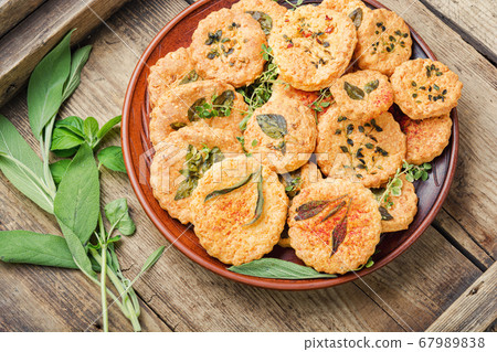 Cookies with spicy herbs Cookies with spicy herbs 67989838
