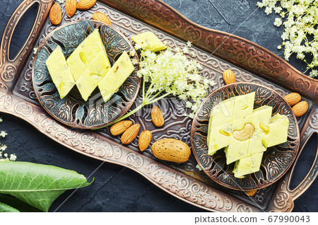 Oriental halva with nuts Oriental halva with nuts 67990043