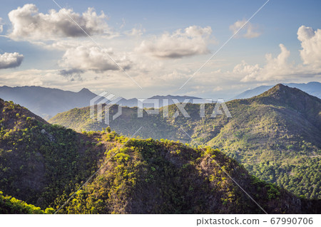 Beautiful mountains at sunset, Vietnam, Nha Trang Beautiful mountains at sunset, Vietnam, Nha Trang 67990706