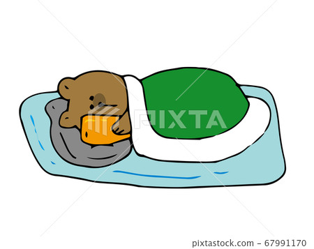 一隻熊,看著蒲團的智能手機 一隻熊,看著蒲團的智能手機 67991170