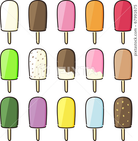 Colorful Ice Bar Vector Illustration A Colorful Ice Bar Vector Illustration A 67991675