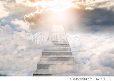 Stairway to heaven. Concept Religion background Stairway to heaven. Concept Religion background 67991900