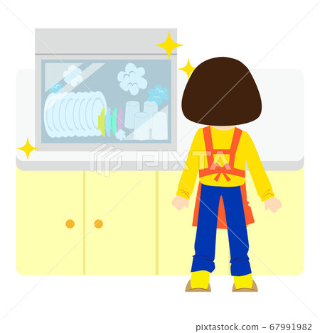 Woman doing housework 67991982