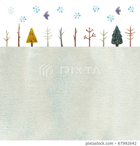 Snow forest hill Snow forest hill 67992642