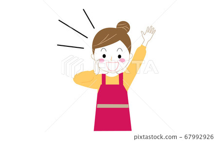 A mother who calls out with a smile A mother who calls out with a smile 67992926