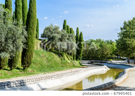 The Forest of Remembrance in Retiro Park of Madrid The Forest of Remembrance in Retiro Park of Madrid 67995401