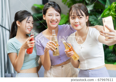 Women party, drinking Women party, drinking 67997611