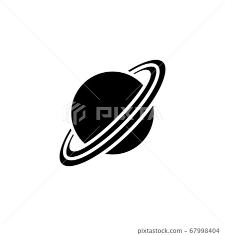 Saturn planet icon vector. Saturn planet simple sign, logo 67998404