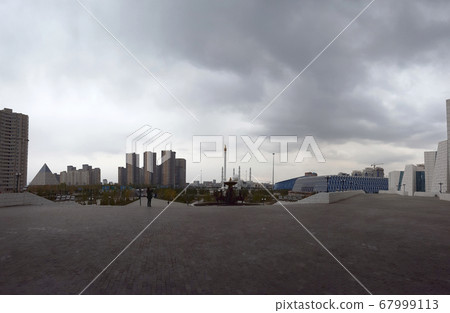 Panoramic view of Nur-Sultan city, Kazakhstan Panoramic view of Nur-Sultan city, Kazakhstan 67999113