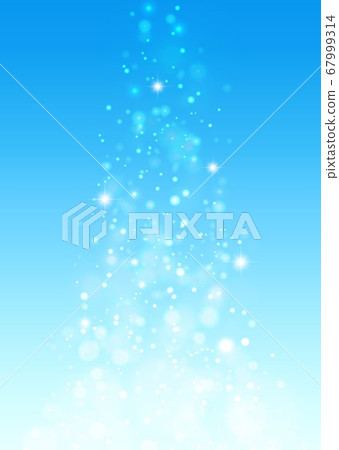 Blue glitter Gradation from the bottom 67999314