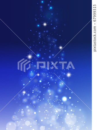 Blue glitter Gradation from the bottom 67999315