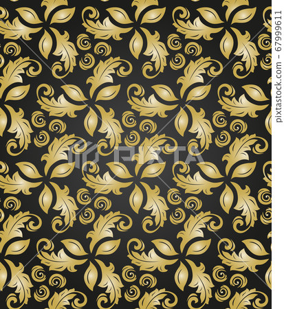 Floral Fine Seamless Vector Pattern 67999611