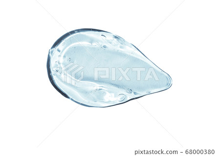Texture of hyaluronic acid, serum gel. Transparent smear of gel Sanitizer Texture of hyaluronic acid, serum gel. Transparent smear of gel Sanitizer 68000380